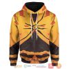 Anime Naruto Shippuden Hokage Naruto’S Full Baryon Mode 3D All Over Printed Hoodie