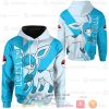 Anime Pokemon Glaceon 3D All Over Printed Hoodie