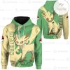 Anime Pokemon Leafeon 3D Hoodie Apparel- Tagotee