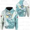 Anime Pokemon Vaporeon 3D Hoodie Apparel