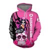 August Girl Skull Fight Like A Girl Breast Cancer Awareness 3D Shirt