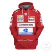 Ayrton Senna Branded Unisex 3D Hoodie