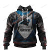 Carolina Panthers Warrior Customized Hoodie Jersey