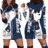 Chicago Bears Snoopy Lover All Over Print 3D Hoodie Dress
