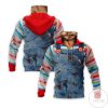 Chucky Halloween Mask Hoodie