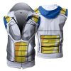 Dragon Ball Vegeta Zip Up Sleeveless Hoodie