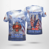 Firefighter 9 11 2001 Never Forget All Gave Some Some Gave All 3D Hoodie And Shirt