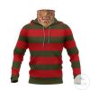 Freddy Krueger Horror Movie Halloween Mask Hoodie