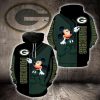Green Bay Packers Mickey Mouse 3D Hoodie