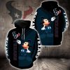 Houston Texans  Mickey Mouse 3D Hoodie