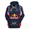 Infiniti F1 Motorsports Red Bull Branded Unisex Racing Car 3D Hoodie