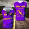 Invictus Live Your Creed Omega Psi Phi Zipper Sleeveless Hoodie