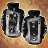 Jack Skellington And Sally Q K Playing Card 3D Hoodie