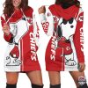 Kansas City Chiefs Snoopy Lover All Over Print 3D Hoodie Dress