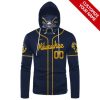 Milwaukee Brewers Custom Personalized 3D Hoodie Mask