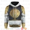 Movie Mighty Morphin White Power Rangers 3D All Over Printed Hoodie