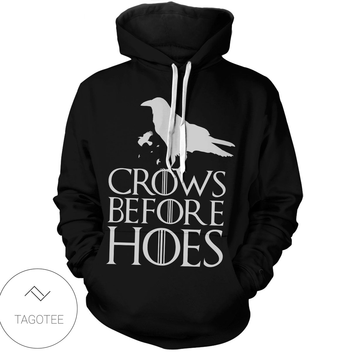 New Crows Before Hoes Pullover Hoodie New Crows Before Hoes Pullover Hoodie