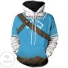 New Link Breath Of The Wild Pullover Hoodie- Tagotee