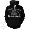 New Wish Upon A Death Star Pullover Hoodie