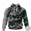 New York Jets Skull Jersey 3D Hoodie