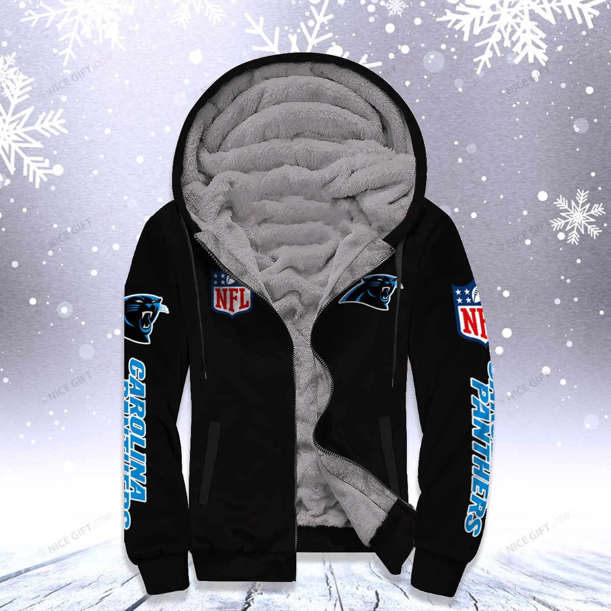 Nfl Carolina Panthers Fleece Hoodie Nfl Carolina Panthers Fleece Hoodie