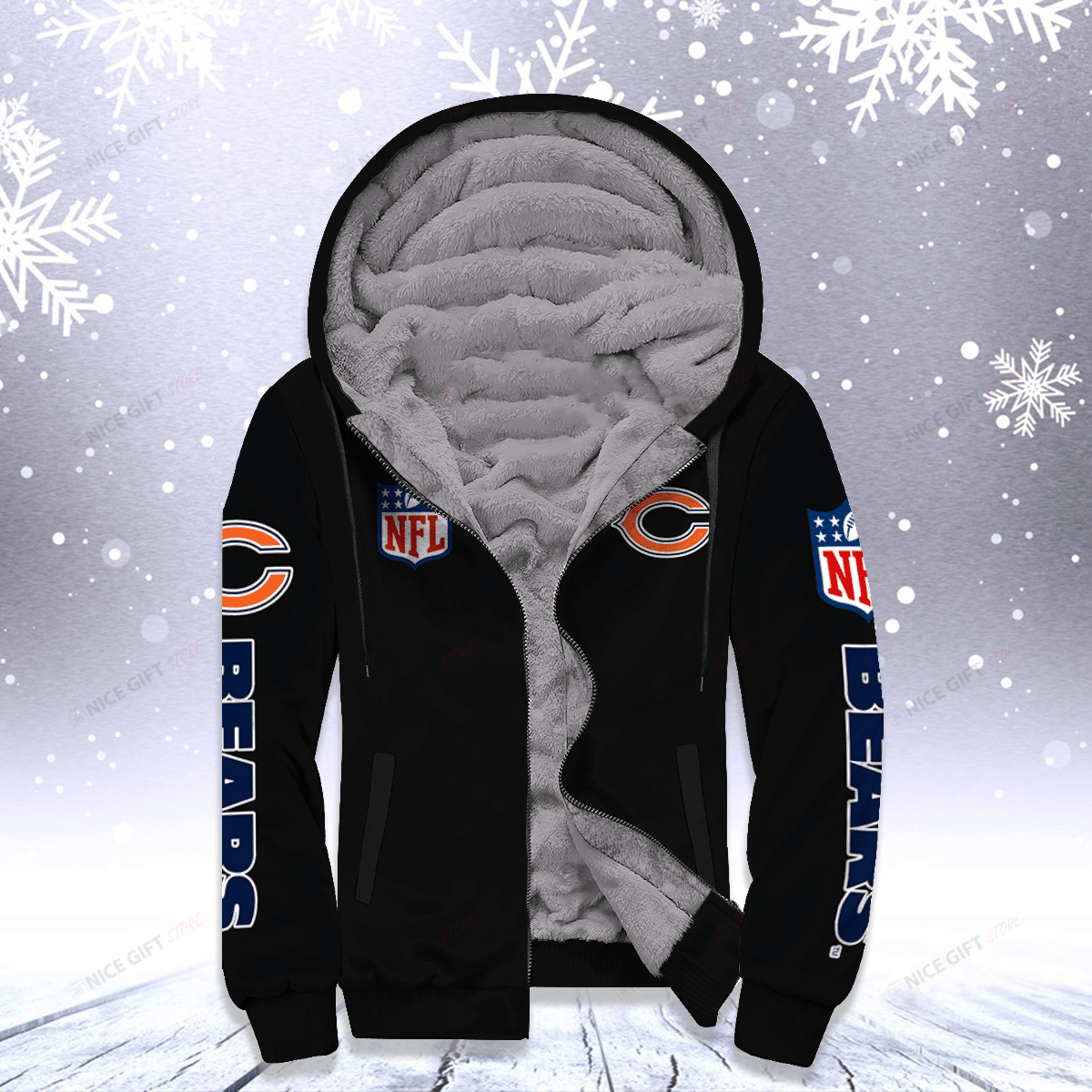 Nfl Chicago Bears Fleece Hoodie Nfl Chicago Bears Fleece Hoodie