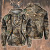 Nfl Chicago Bears Hunting 3D Hoodie