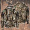 Nfl Detroit Lions Hunting 3D Hoodie