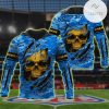 Nfl Los Angeles Chargers 3D Hoodie Skull Lover