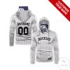 Personalized Colorado Rockies White Stripe Gaiter Mask Hoodie