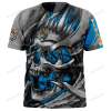 Personalized Gold Coast Titans Custom Skull Jersey Hoodie