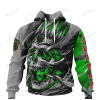 Personalized Juarez Custom Skull Jersey Hoodie