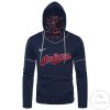 Personalized Name And Number Cleveland Indians Gaiter Mask Hoodie