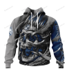 Personalized Puebla Custom Skull Jersey Hoodie