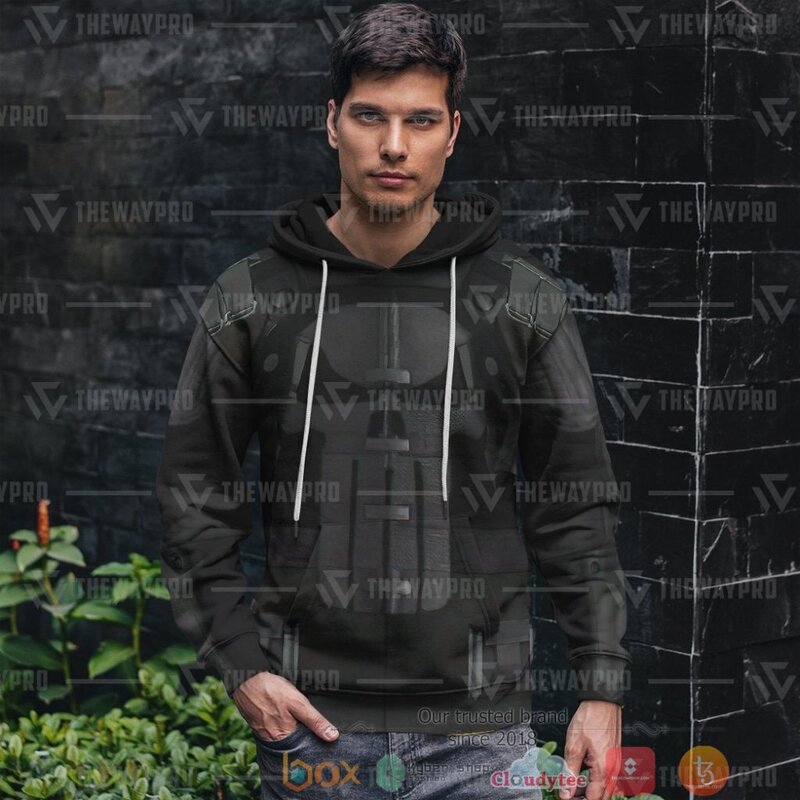 Punisher Skull 3D All Over Printed Hoodie Punisher Skull 3D All Over Printed Hoodie