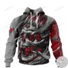Tampa Bay Buccaneers Skull Jersey 3D Hoodie