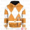 Teenage Mutant Ninja Rangers Michelangelo Orange Ranger 3D All Over Printed Hoodie