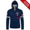 Texas Rangers Custom Personalized 3D Hoodie Mask