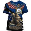 Us Navy Veteran Honor The Fallen 3D Hoodie And Shirt